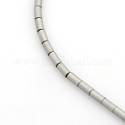Electroplate smerigliato non magnetici ematite sintetico fili di perline&nbsp;G-O008-19