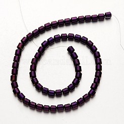 Electroplate non magnetici ematite sintetico fili di perline&nbsp;G-F300-28-04