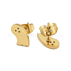 Pendientes de botón de acero inoxidable 304&nbsp;EJEW-G384-01A