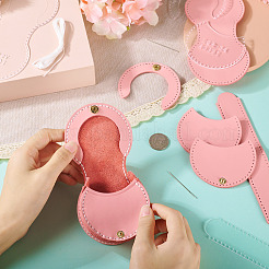 DIY-Kit für Mini-Geldbörsen aus Leder&nbsp;DIY-TA0004-90D
