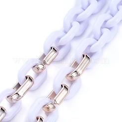 Collane personalizzate con catena portacavi in acrilico e plastica ccb&nbsp;LS-NJEW-JN02824-01