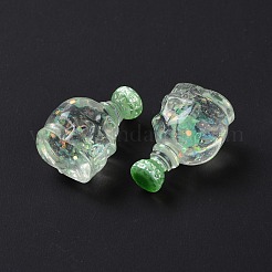 Schnullerflasche Cabochon aus transparentem Harz&nbsp;RESI-E025-04B