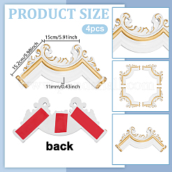 Selbstklebende Applikation aus geschnitztem PVC&nbsp;FIND-WH0149-22B