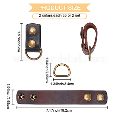 Gürtelhalter mit Schlüsselhalter-Bastelset&nbsp;DIY-WR0008-13