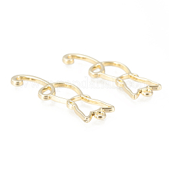 Aluminium Anhänger & Charms&nbsp;PALLOY-M183-01G-RS