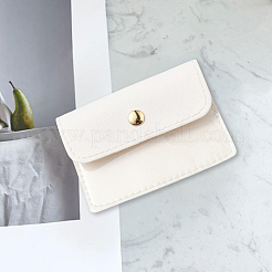 6 Stück PVC-Schmuckaufbewahrungsbeutel mit goldfarbenen Druckknöpfen aus Legierung&nbsp;ABAG-CL0001-16