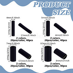 160 pz. 8 stili di guaina termorestringente in plastica&nbsp;DIY-NB0014-12