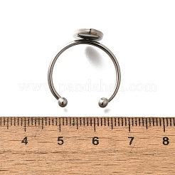 Offene Manschettenringkomponenten aus Edelstahl 304&nbsp;X-STAS-M057-01F-P