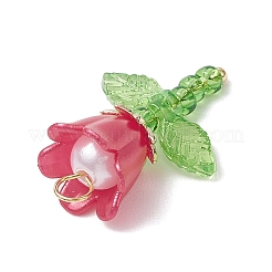 Perle acriliche e perle di imitazione in plastica e pendenti di perline di semi giapponesi&nbsp;PALLOY-JF03826-02