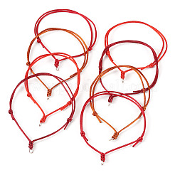 40 braccialetti in cordino di nylon regolabile in 4 colori&nbsp;BJEW-TA00672