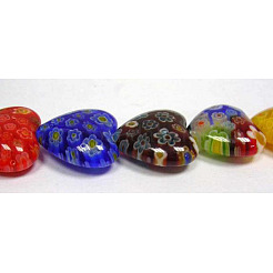 Fili di perline di vetro millefiori fatto a mano&nbsp;X-LK23