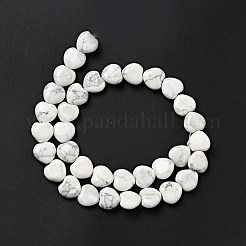 Abalorios naturales howlite hebras&nbsp;G-B022-09C
