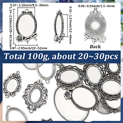 1 sachet de cabochons pour pendentifs en alliage&nbsp;FIND-SC0023-79B-03
