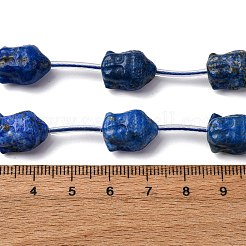 Natürlicher Lapislazuli Perlenstränge&nbsp;G-K382-E02-01