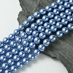 Brins de perles de verre écologiques&nbsp;HY-A008-12mm-RB015
