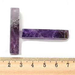 Natürlichen Amethyst Edelsteinanhänger&nbsp;G-M417-02E
