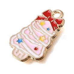 Alliage avec pendentifs en émail rose&nbsp;AL-CBA9E11-04KCG-02A