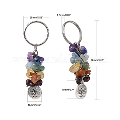 Natürlicher Edelstein Keychain&nbsp;KEYC-JKC00163-03