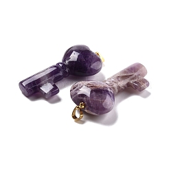 Colgantes de naturales amatista&nbsp;G-B020-05G-04