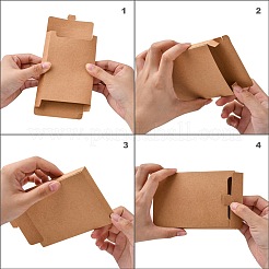 Faltbare kreative Kraftpapierbox&nbsp;X-CON-L018-C06