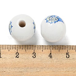 Europäische Perlen aus Naturholz&nbsp;WOOD-S059-01I