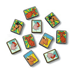 20 perles de tarot en silicone de 4 couleurs&nbsp;SIL-CJ0002-81