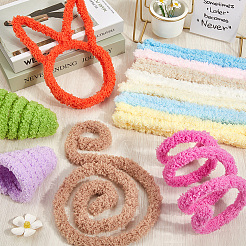 12 Stück 12 Farben DIY Plüschstäbe&nbsp;DIY-CP0011-71