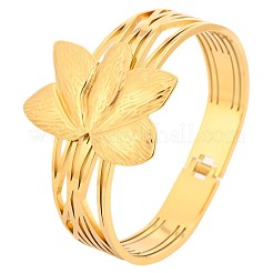 Lotus 304 Edelstahl-Armreifen mit Scharnier&nbsp;FS-WG60480-01