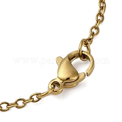 6 collana con catena in acciaio inossidabile 304&nbsp;NJEW-MZ00119