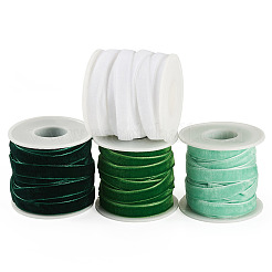 Ruban de velours simple face 40 yards 4 couleurs&nbsp;SRIB-TA0001-34A