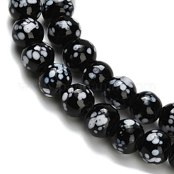 Chapelets de perles vernissées manuelles&nbsp;LAMP-H071-01B-06