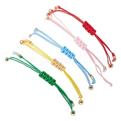 Braccialetti di perline intrecciate con semi di vetro per le donne&nbsp;BJEW-MZ00130