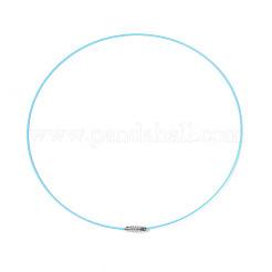 Création de bijoux de fil de collier en acier inoxydable&nbsp;TWIR-R003-14