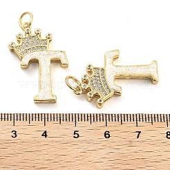Pendentifs en laiton zircon cubique transparent&nbsp;KK-G498-01T-02