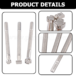 3 Stück 3 Stile Stahl-Leder-Stanzwerkzeuge&nbsp;TOOL-CL0001-02