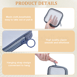 4 bolsa de mano con cremallera para guardar cosméticos&nbsp;ABAG-CN0001-57B
