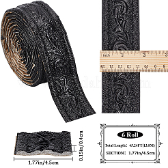 PVC-Schaum 3D selbstklebende wasserdichte Tapetenbordüre&nbsp;AJEW-CP0006-24B