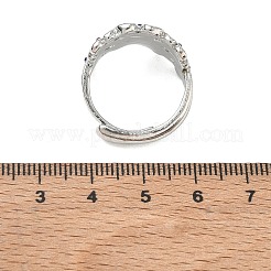 Offene Manschettenringe aus Messing und Emaille für Damen&nbsp;KK-CBA0672-01P