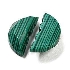 Cabochon di ali di farfalla in malachite naturale&nbsp;G-D078-02B