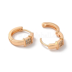 Creolen aus Messing mit Strass&nbsp;EJEW-K256-55KCG