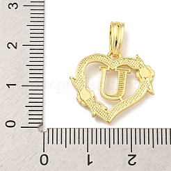 Herzanhänger aus Messing&nbsp;KK-I714-04G-U