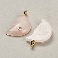 Pendentifs de quartz rose naturel&nbsp;GG-CBA4625-01G-03