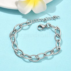 Gliederkettenarmbänder aus 304 Edelstahl für Damen&nbsp;BJEW-B169-01P