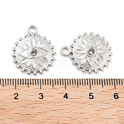 Anlaufgeschützte Strass-Fassungen für Anhänger aus Edelstahl 304&nbsp;LS-STAS-P364-02P