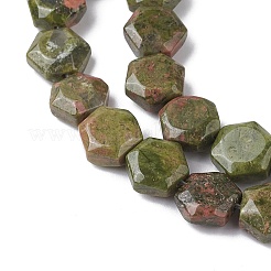 Natur Unakit Perlen Stränge&nbsp;G-K359-C15-01
