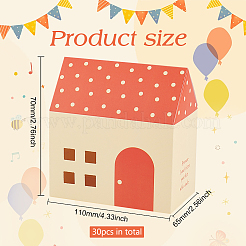 Coffrets cadeaux en papier pour petite maison&nbsp;CON-WH0088-55C
