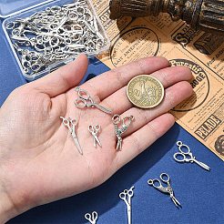 40 pz 4 stili pendenti in lega di stile tibetano&nbsp;TIBEP-YW0001-93