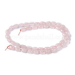 Granos naturales de abalorios de cuarzo rosa&nbsp;LS-G-Z006-A25