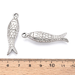 Fischanhänger aus 304 Edelstahl&nbsp;STAS-T069-14P