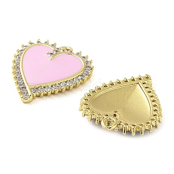 Pendentifs en laiton zircon cubique transparent&nbsp;KK-F871-16G